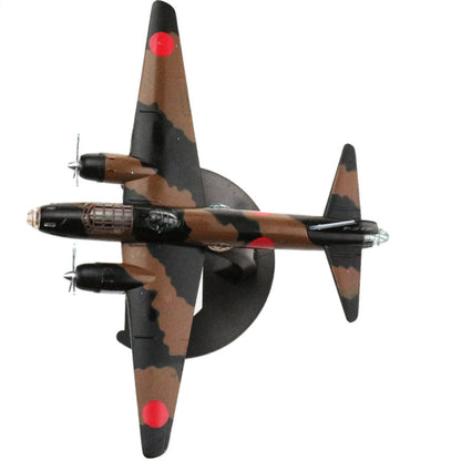 17cm Alloy 1/144 Scale WWII G4M Betty Bomber Airplane Model Toys Gift Decor