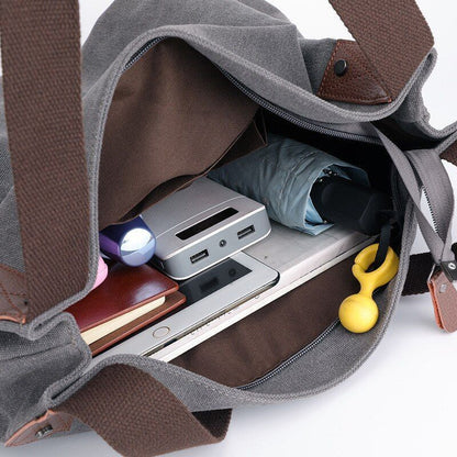 Canvas Bag Fashion Spring Summer Canvas Women's Bag Shoulder Messenger Purse 1PC