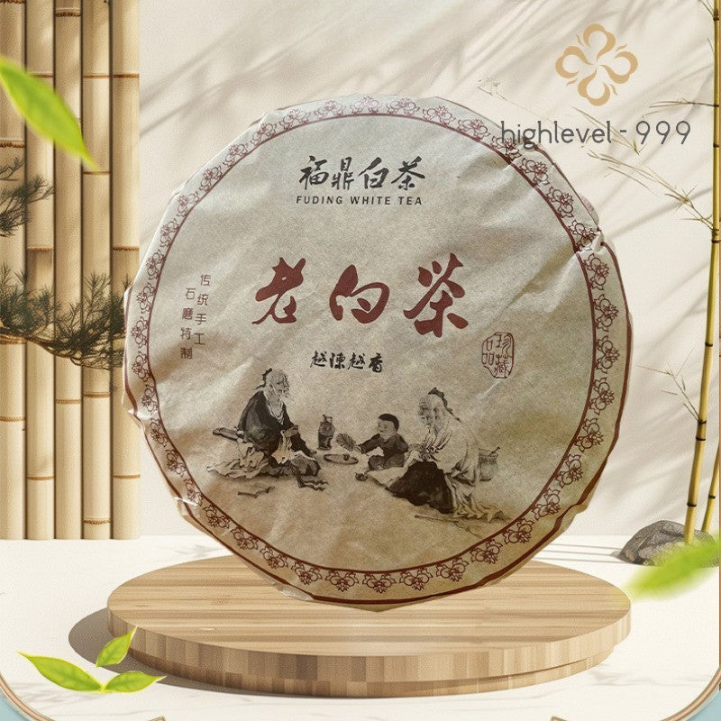 350g Aged White Tea Cake 2013 Fuding High Mountain Shoumei White Tea