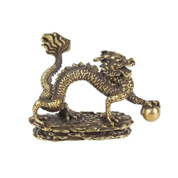 Rare Chinese old bronze handmade dragon Statues figure Hot antique decoration