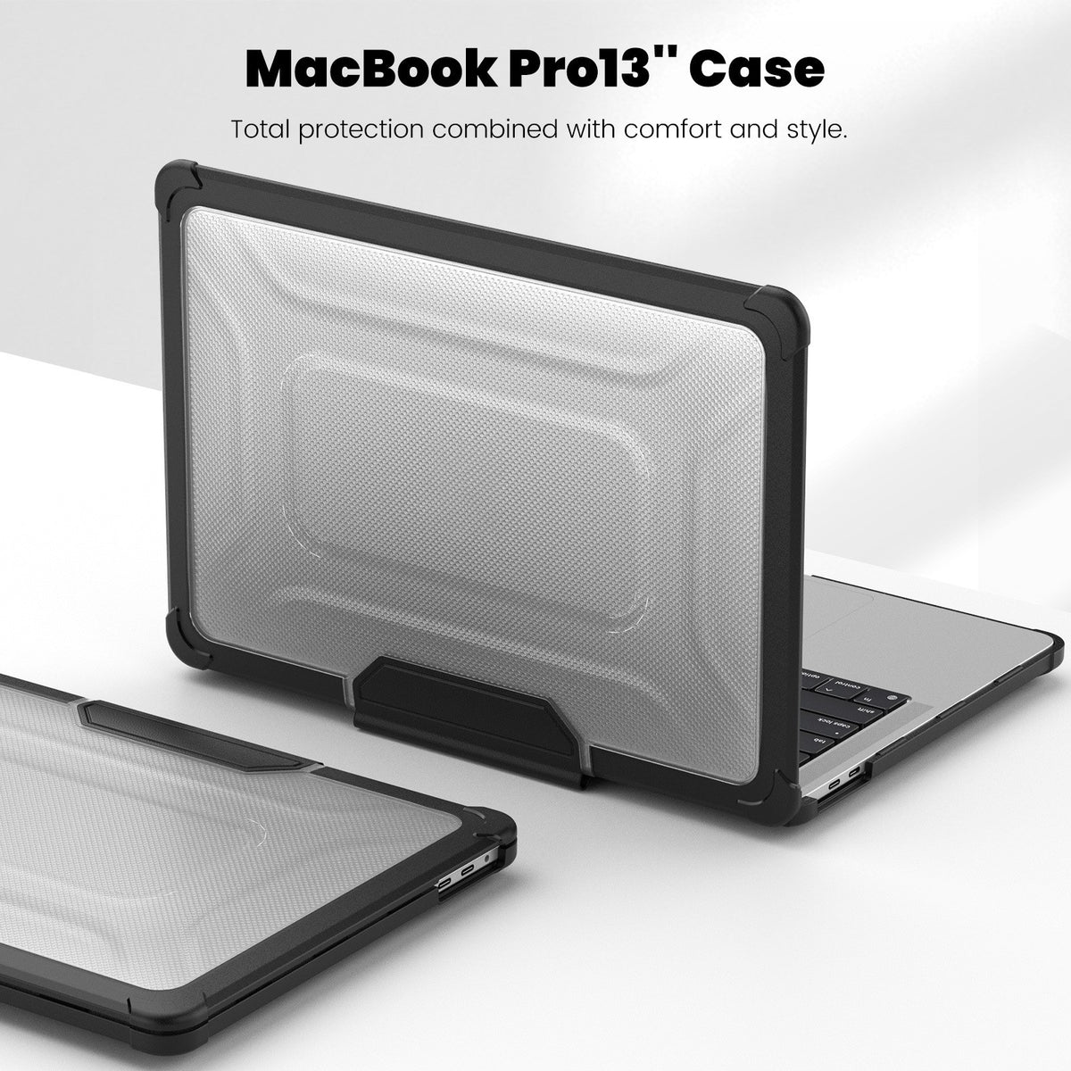 For MacBook Air 13/14, Laptop Cooling Carrying Case, Pro 15/16 Shockproof Cover