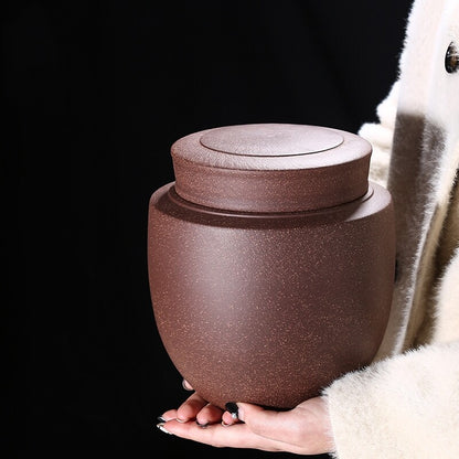 Handmade Tea Canister Sealed Lid True Yixing Zisha Clay Caddy For Loose Tea New