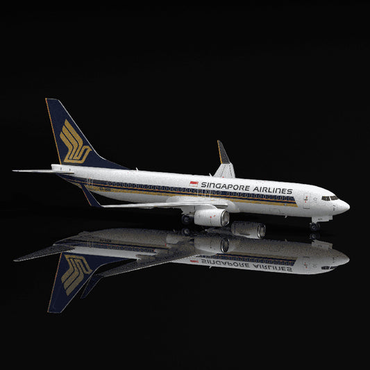 1:400 Aero Polaris SINGAPORE AIRLINES Boeing 737-800 Airplane Diecast Model