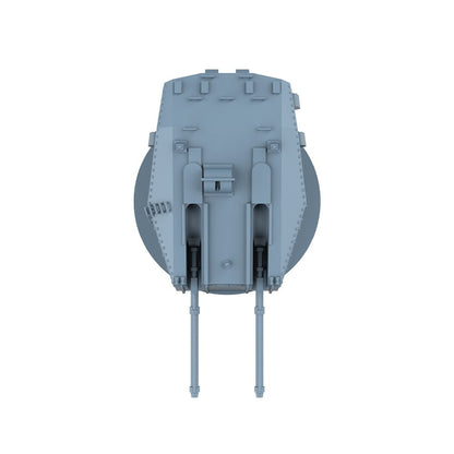 LYCG700370 1/700 Model Upgrades Parts Royal Navy 76mm /70 Mk VI Twin AA Gun