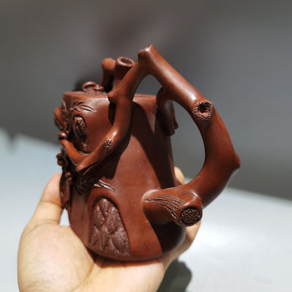 collect vintage chinese yixing purple clay teapot zisha exquisite teaware art
