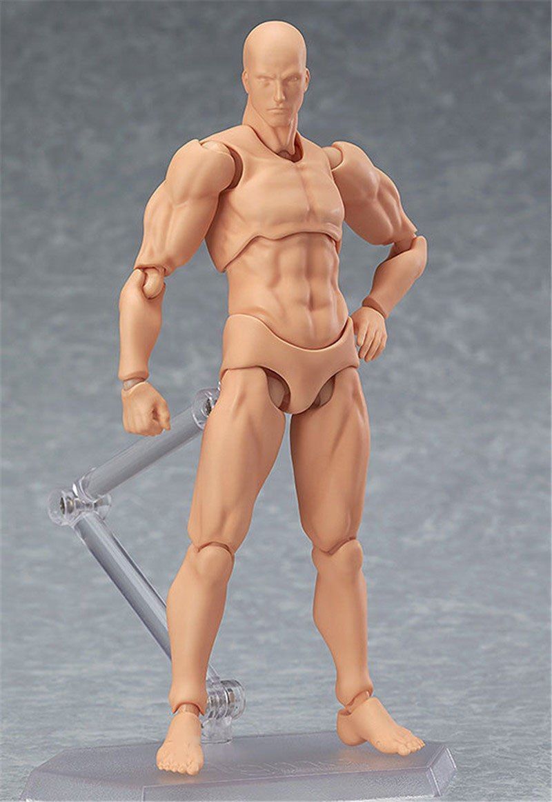5.12" Artist Movable Male Female Joint Figure Body Models Mannequin Action Model