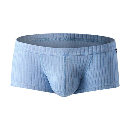 Sexy Men's Underwear Low Waist Briefs U Pouch Striped Shorts Underpants