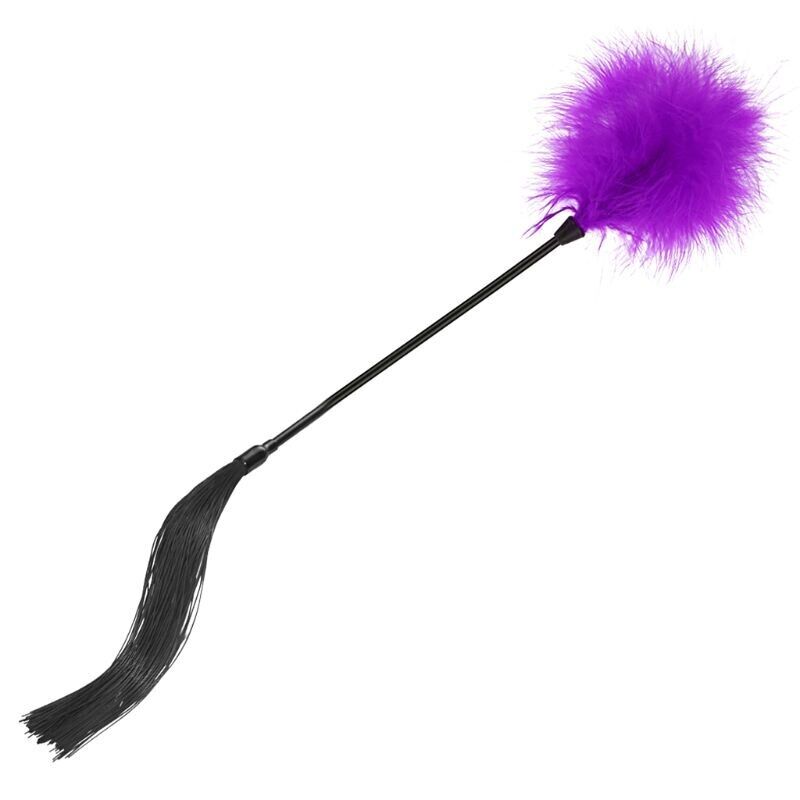 Tease Tickle Feather Stick Flirting Spanking Slapper Couples Prop Adult Sex Toys