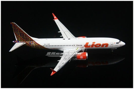 1:400 Phoenix Lion BOEING 737-8MAX Passenger Airplane Diecast Aircraft Model