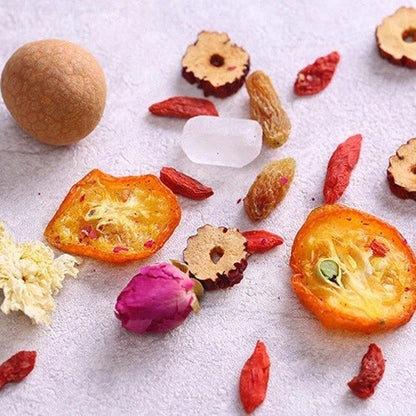 15 Pcs Natural Babao Tea Includes Longan Rose Jujube Herbal Tea Beauty Skin 180g