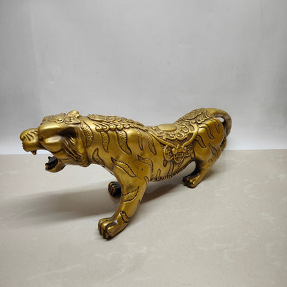Chinese Antique Bronze Tiger Ornaments Collect