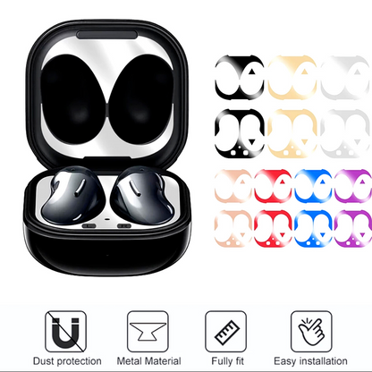 Metal Dust Guard Sticker Decal Skin Protector For Samsung Galaxy Buds live