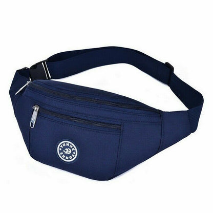 Waist Bag pack Purse Casual Large Phone Belt Bag Pouch Canvas Travel Bags
