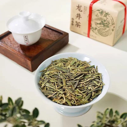 250g 2025 New Chinese Longjing Tea Long Jing Spring Xi Hu Dragon Well Green Tea