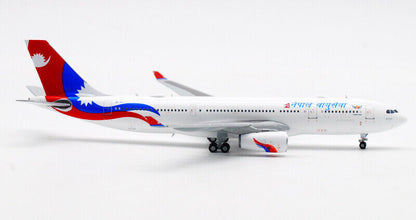 1:400 JC WINGS Nepal Airline AIRBUS A330-200 Passenger Airplane Diecast Model
