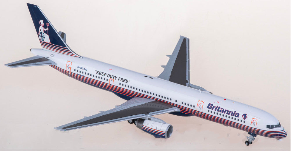 1:200 JC Wings Britannia Boeing 757-200 Passenger Airplane Diecast Model