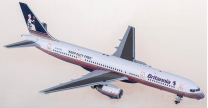 1:200 JC Wings Britannia Boeing 757-200 Passenger Airplane Diecast Model