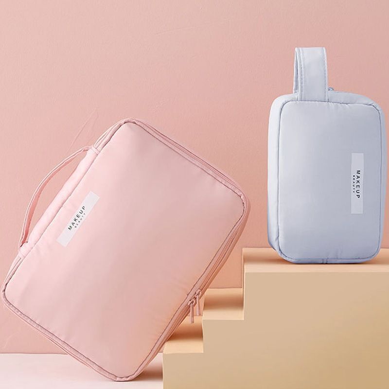Makeup Bag Toiletries Organizer Waterproof Traveling Storage Large Cosmetic Case