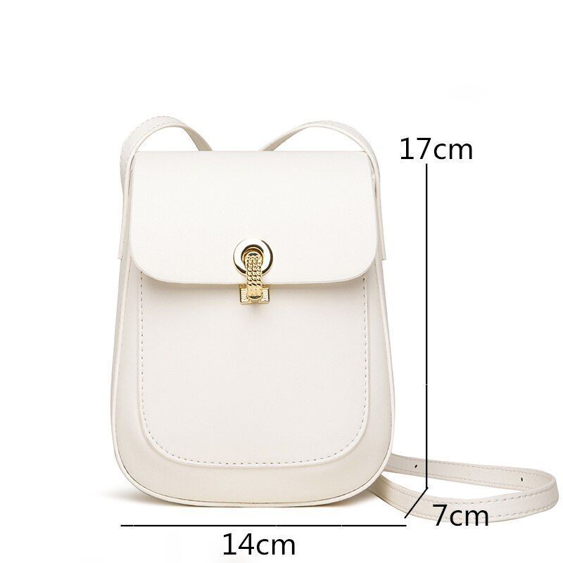 Genuine Leather Shoulder Bags Mini Crossbody Bag Fashion Cowhide Purses Square