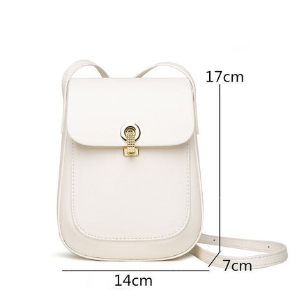 Genuine Leather Shoulder Bags Mini Crossbody Bag Fashion Cowhide Purses Square