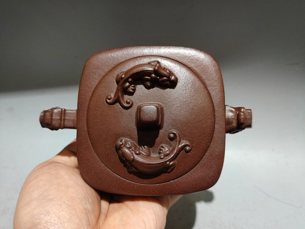 Chinese Yixing Zisha Clay Handmade Exquisite Dragon Teapot