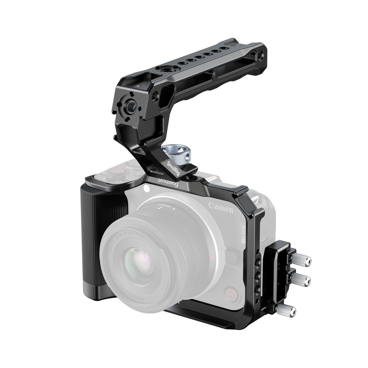 SmallRig Camera Cage Kit for Canon EOS R50 V W/ Silicone Handle Cable Clamp 5766