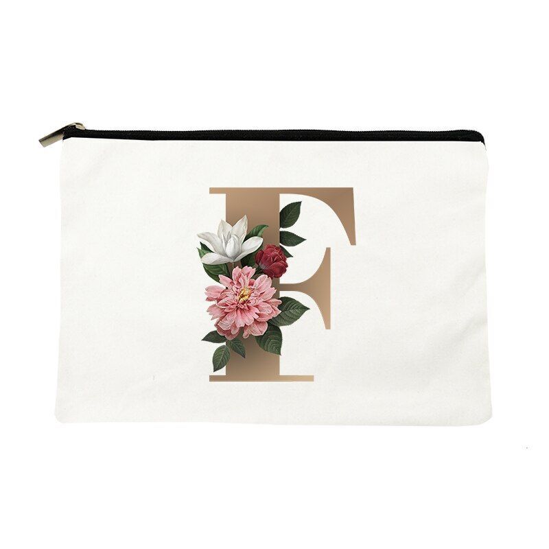 Makeup Bag Print Cosmetic Bags Bridal Party Bags Organizer Pouch Clutch Gift 1PC