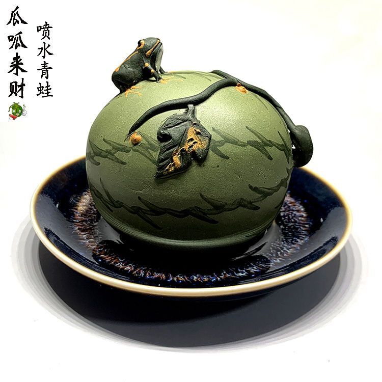 7cm Yixing Tea Pet Handicraft Creative Decorative Ornaments Purple Sand