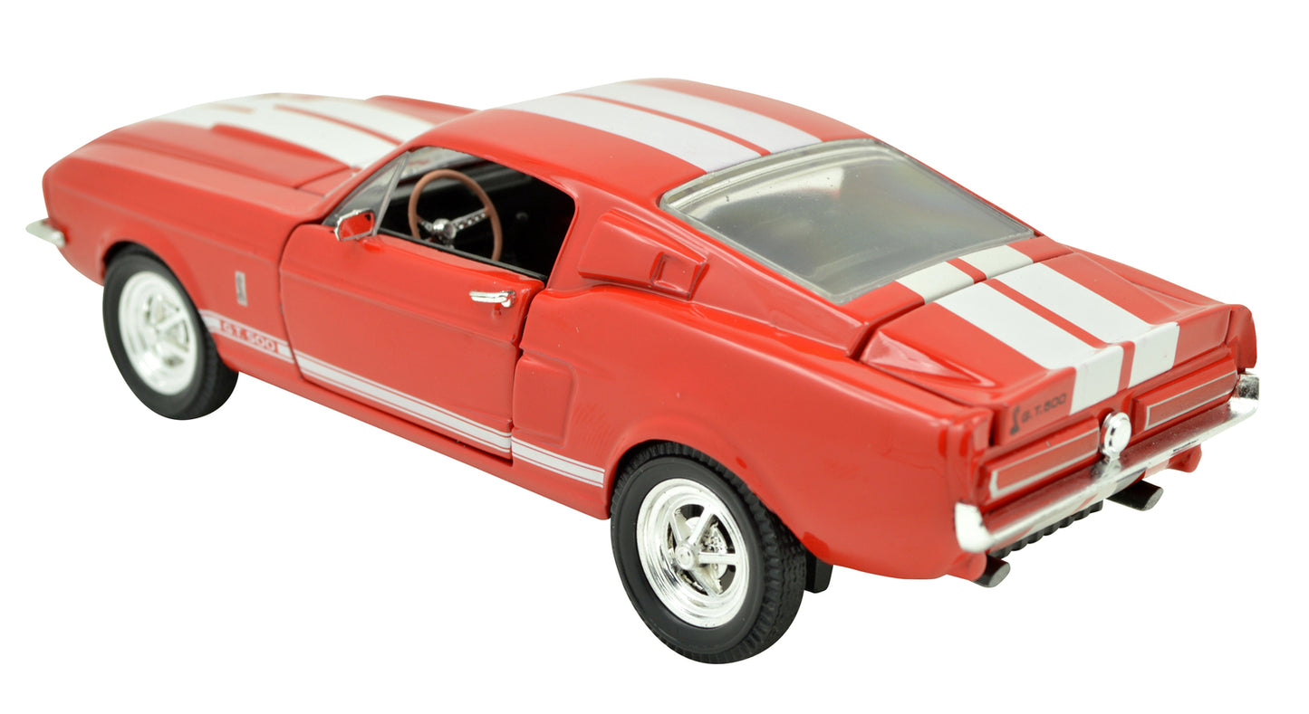 Arko 1:32 Ford Shelby GT500 1967 Red Metal Car Model DieCast Model Toy