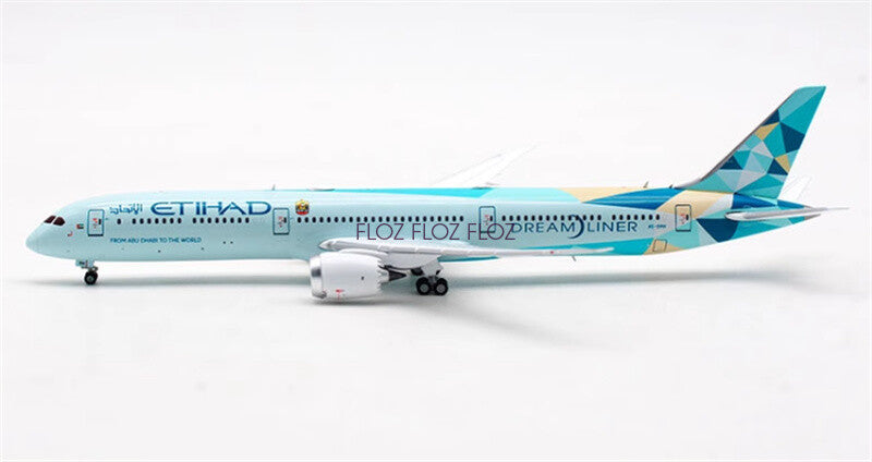 JC Wings Etihad Airways B787-10 A6-BMH From ABU DHABI TO THE WORLD 1:400 Model