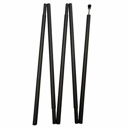 Tent Support Rod Pole Ultralight Lightweight Carbon Fiber Sturdy Stiff 125-28 CM
