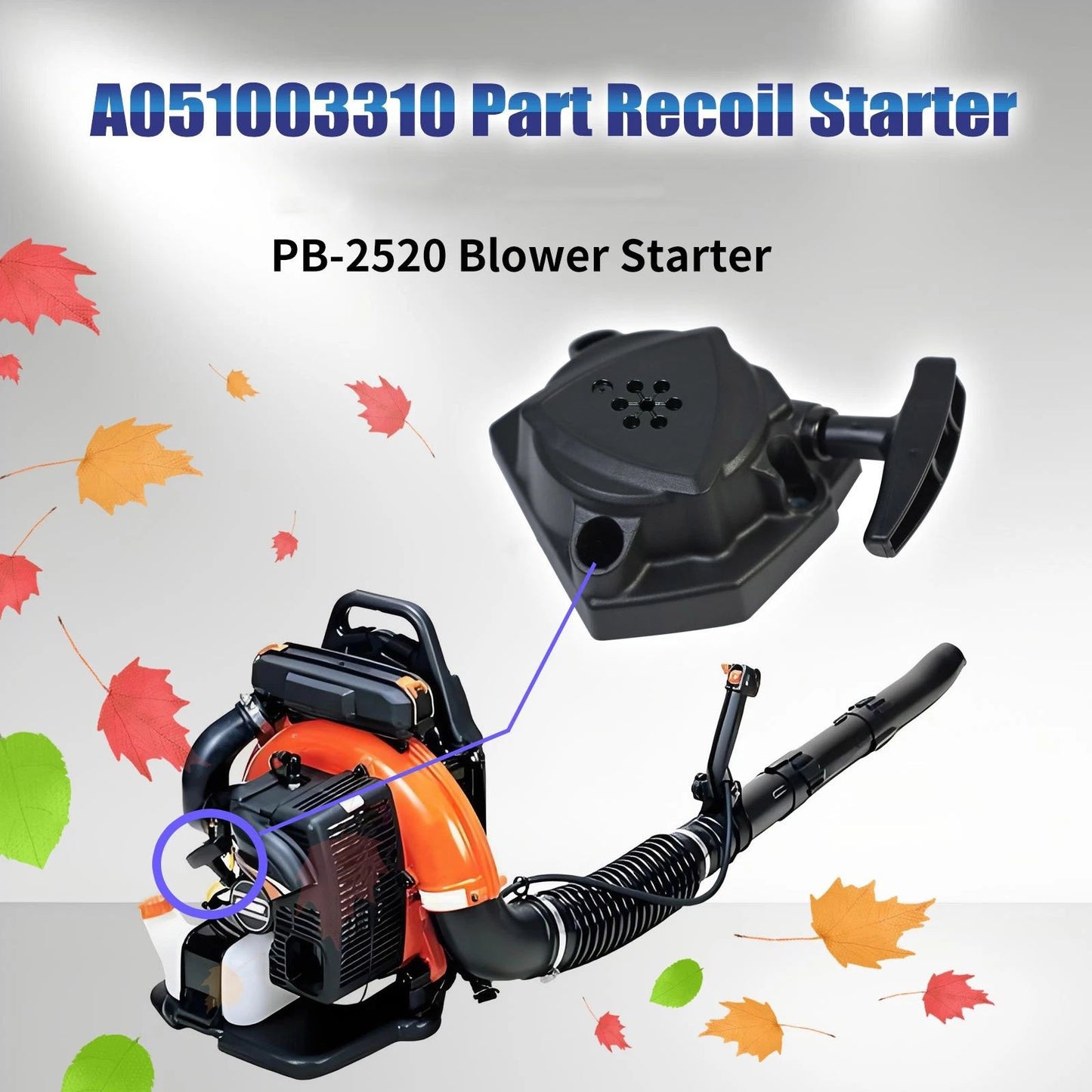 1 x Blower Starter A051003310 Blower Starter Recoil Starter For Echo Brand New