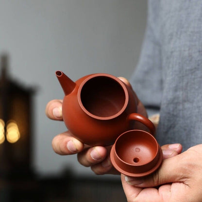 Full Handmade Tea Pot Marked Real Yixing Zisha Zhu Clay Marked Level Pot 150ml