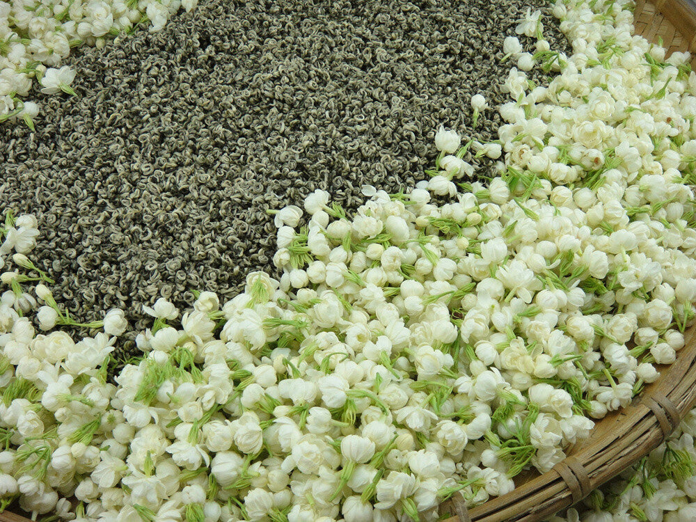 flavored aroma Jasmine Jade snail Green Tea,China Jasmine Grüner Tee Bi Luo Chun