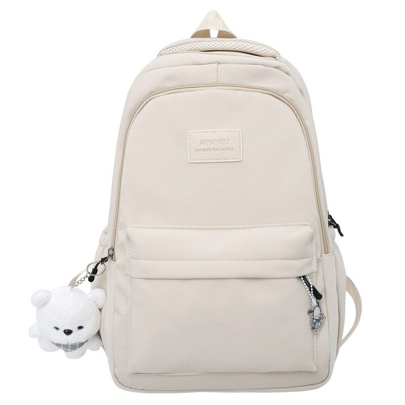 Women Pink Student Backpack Girl Travel School Bag Lady Book College Bag