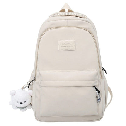 Women Pink Student Backpack Girl Travel School Bag Lady Book College Bag