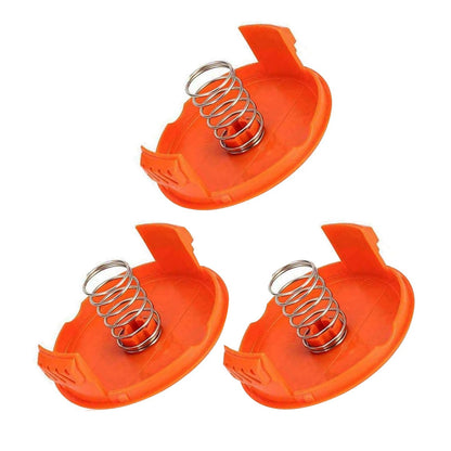 3× Spool Cap & Spring For Black & Decker CST1000 CST1100 CST1200 String Trimmer