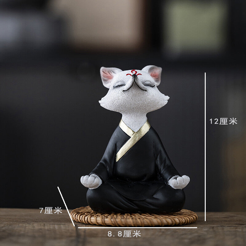 Weasel Figure Decoration Office Home Tabletop Offering Decoration Gift Tea Pet