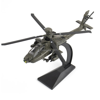Boeing AH-64 Apache Helicopter Model Diecast Toy Plane Airplane Toys for Boys
