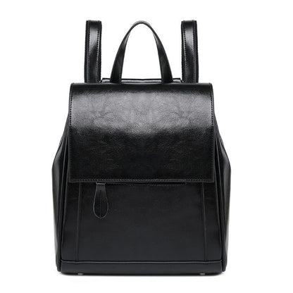 Genuine Leather Backpack Crossbody Messenger Shoulder Bags Travel 23*11*27 CM