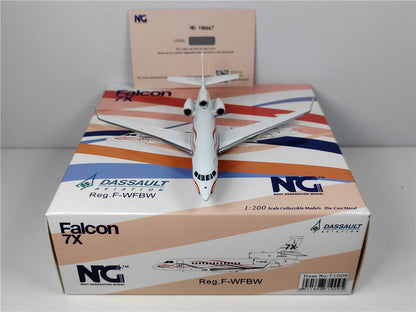 1:200 NG Model Dassault aviation Falcom 7x Airplane Diecast Aircraft Model