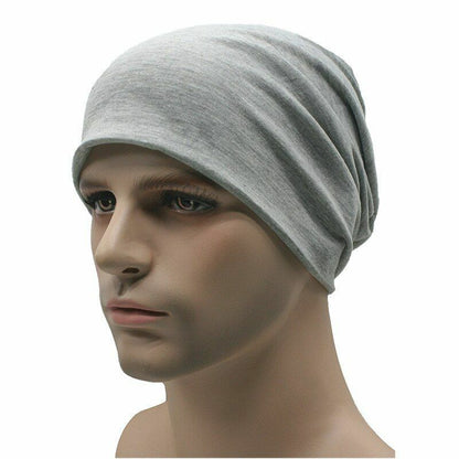 Fashion Bonnet Hat Autumn Knitted Solid Color Beanie Spring Casual Soft Turban
