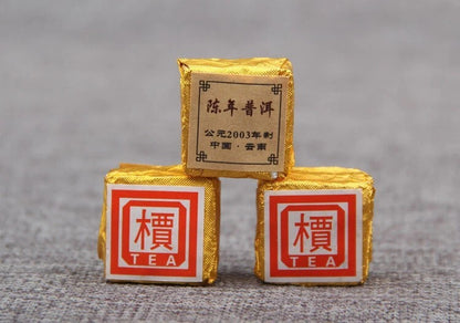 500g YunNan Chen Xiang Cooked Pu'er Tea Ripe Puerh Mini Tuo Tea Puer Brick tea