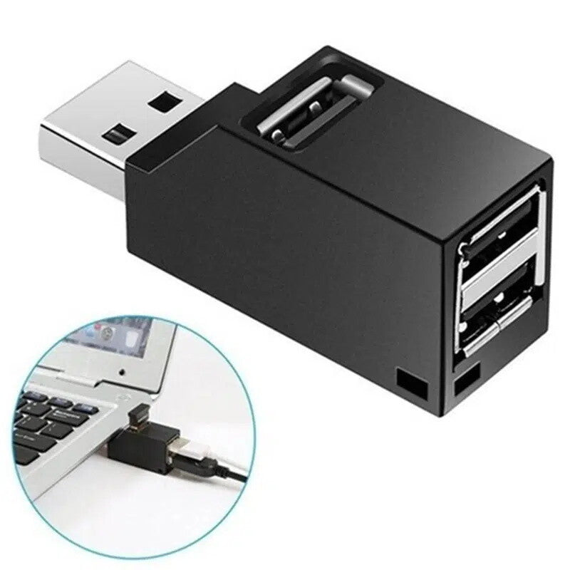 USB 3.0 4 Port Hub Splitter For PC Mac MacBook Notebook Laptop Desktop LOT