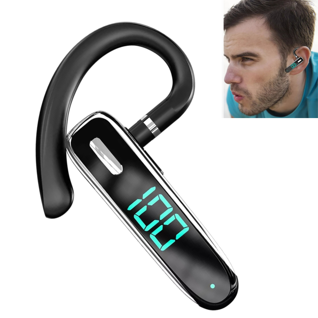 US Wireless Bluetooth Earpiece Headset Driving Trucker Earbuds Noise Cancelling