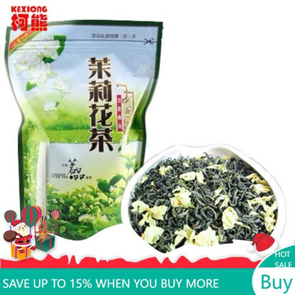 New Organic Jasmine Flower Tea Blooming Fresh Herbal Green Tea Hot Sale 250g