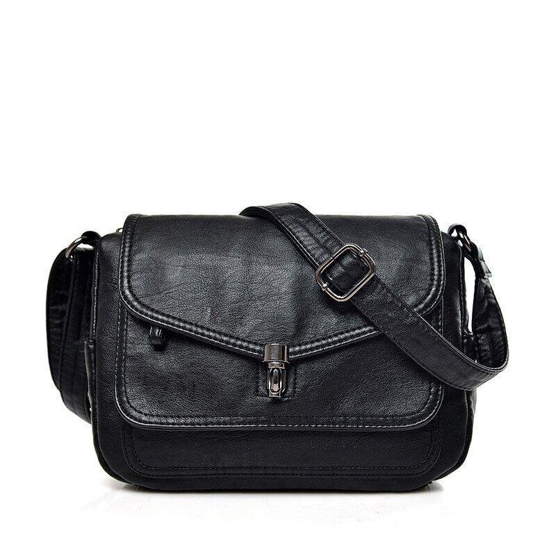 Vintage Shoulder Messenger Bag Purses Handbags Soft Leather Crossbody Bags Small