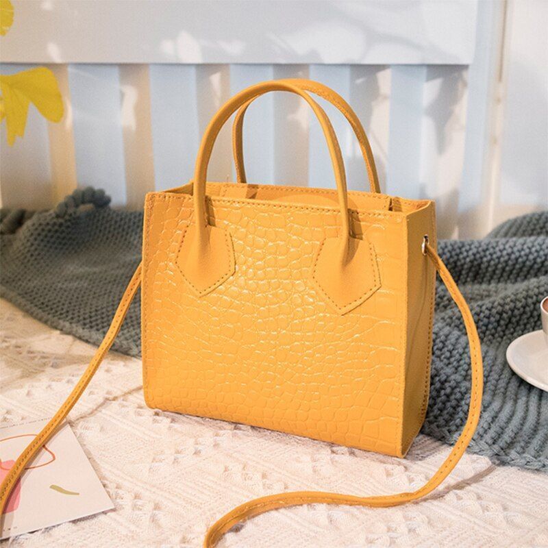 Crossbody Handbag Polyester Vintage Classic Shoulder Bag Stylish Tote Purse 1 PC