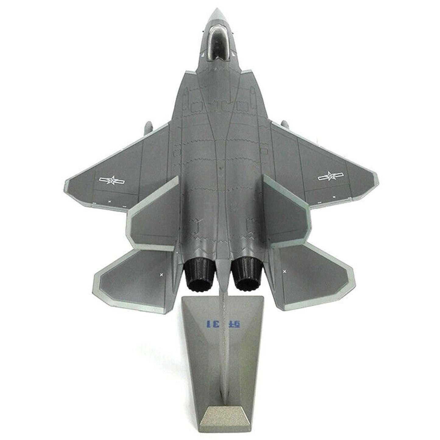 1:72 Chinese Air Force J-31 Falcon Stealth Fighter Alloy Model Miltary Aircraft