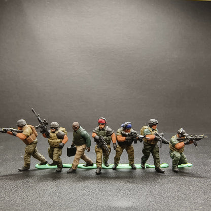 1/72 Modern Soldier Special Operations Group 7 soldiers handpainted Model